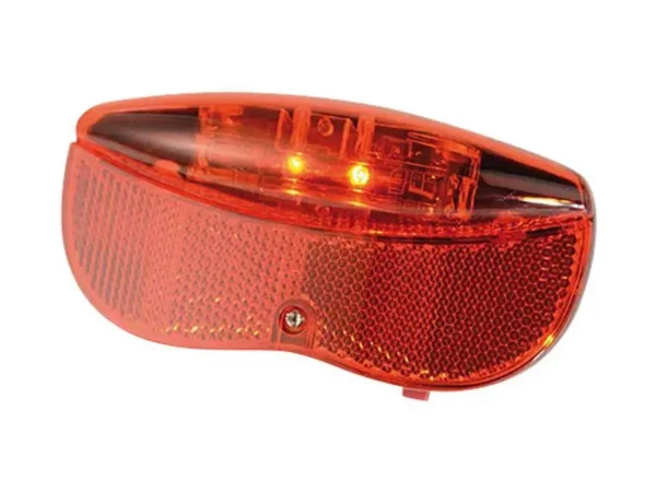 Éclairage pile arrière 2 diodes fixation porte-bagage Sélection CGN On-off Manuel