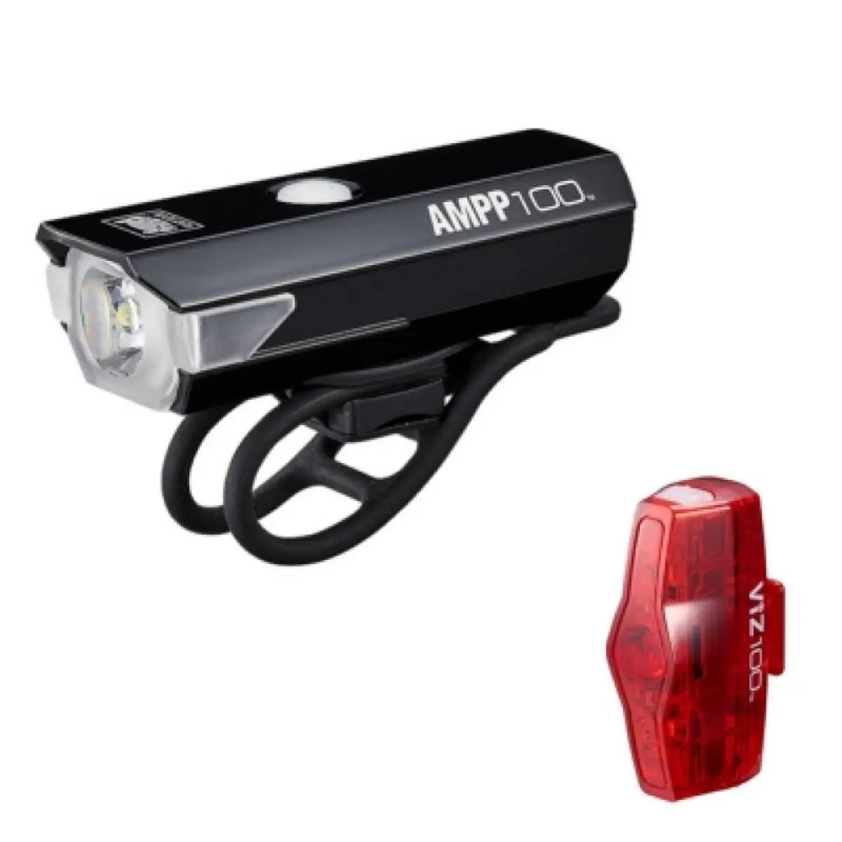 Éclairage vélo avant et arrière Cateye Ampp 100 & Viz 100