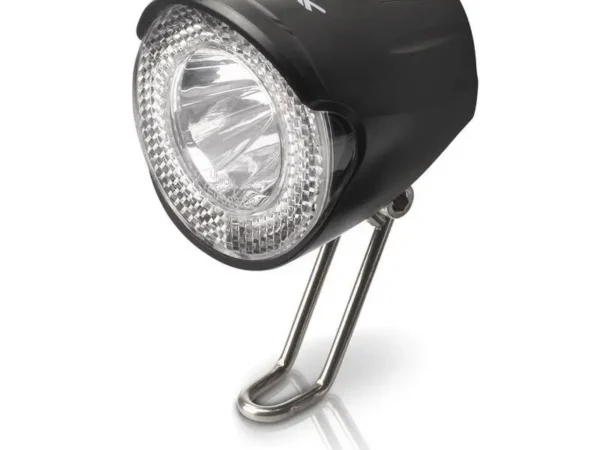 Éclairage vélo led avec support interrupteur XLC CL-D02 20 Lux Nirosta