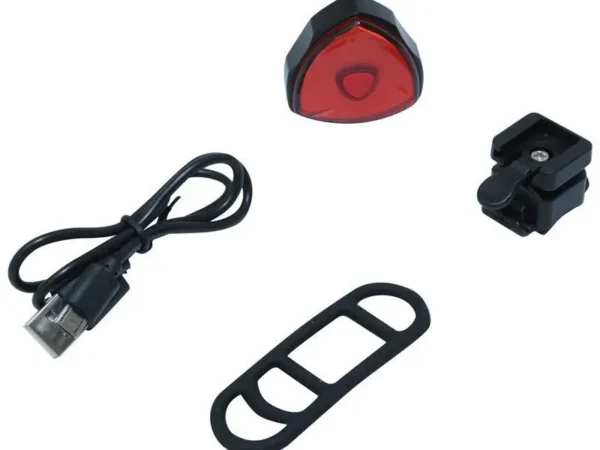 Éclairage vélo USB arrière sur tige de selle Led 30 lumens avec indicateur de freinage, 7 modes P2R