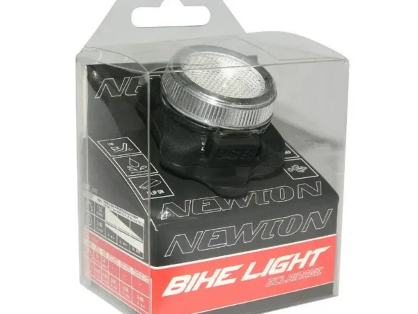 Éclairage vélo USB arrière sur tige de selle Leds 30 Lumens (éclairage rouge et bleu, fonctions fixe, sos et clignotant) - non homologué Newton Light22At Cob