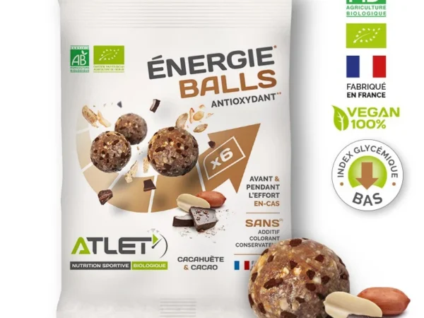 Énergie Balls cacahuète-cacao - biologique 40g