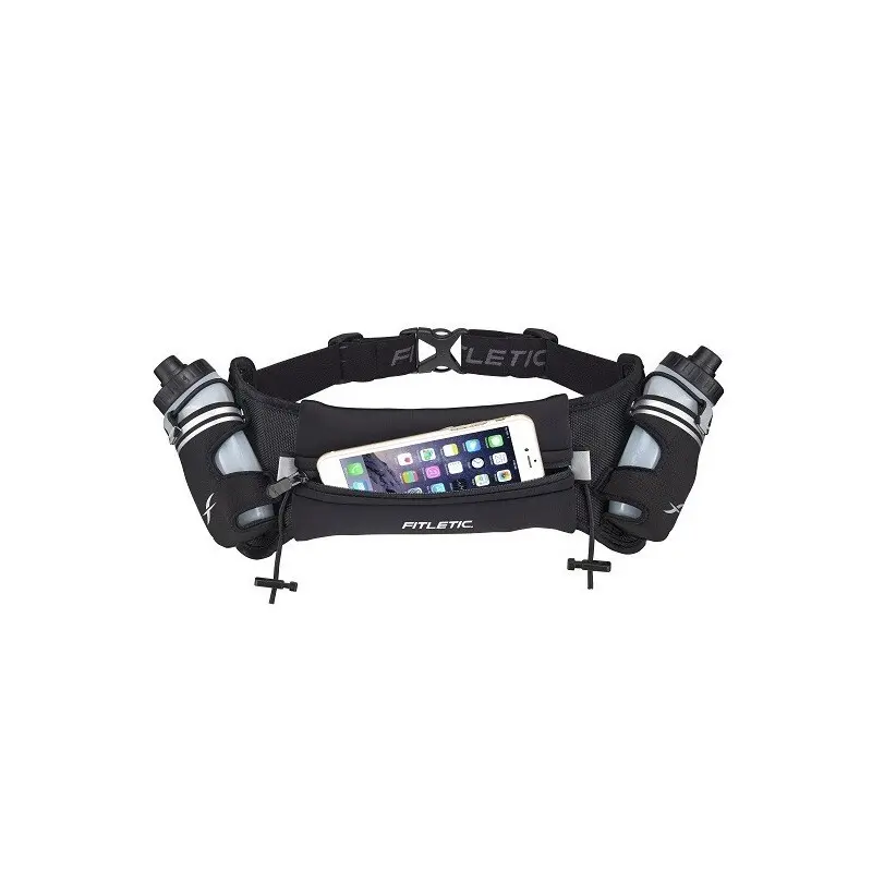 Ceinture d'hydratation avec deux gourdes Fitletic 2x250ml