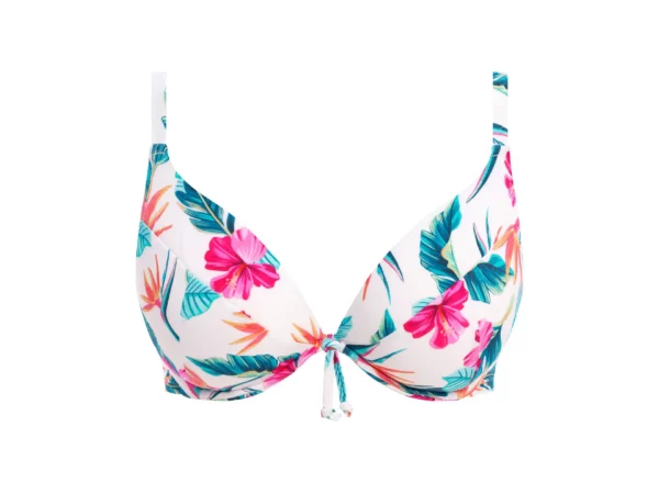 Haut de maillot de bain femme Freya Palm paradise