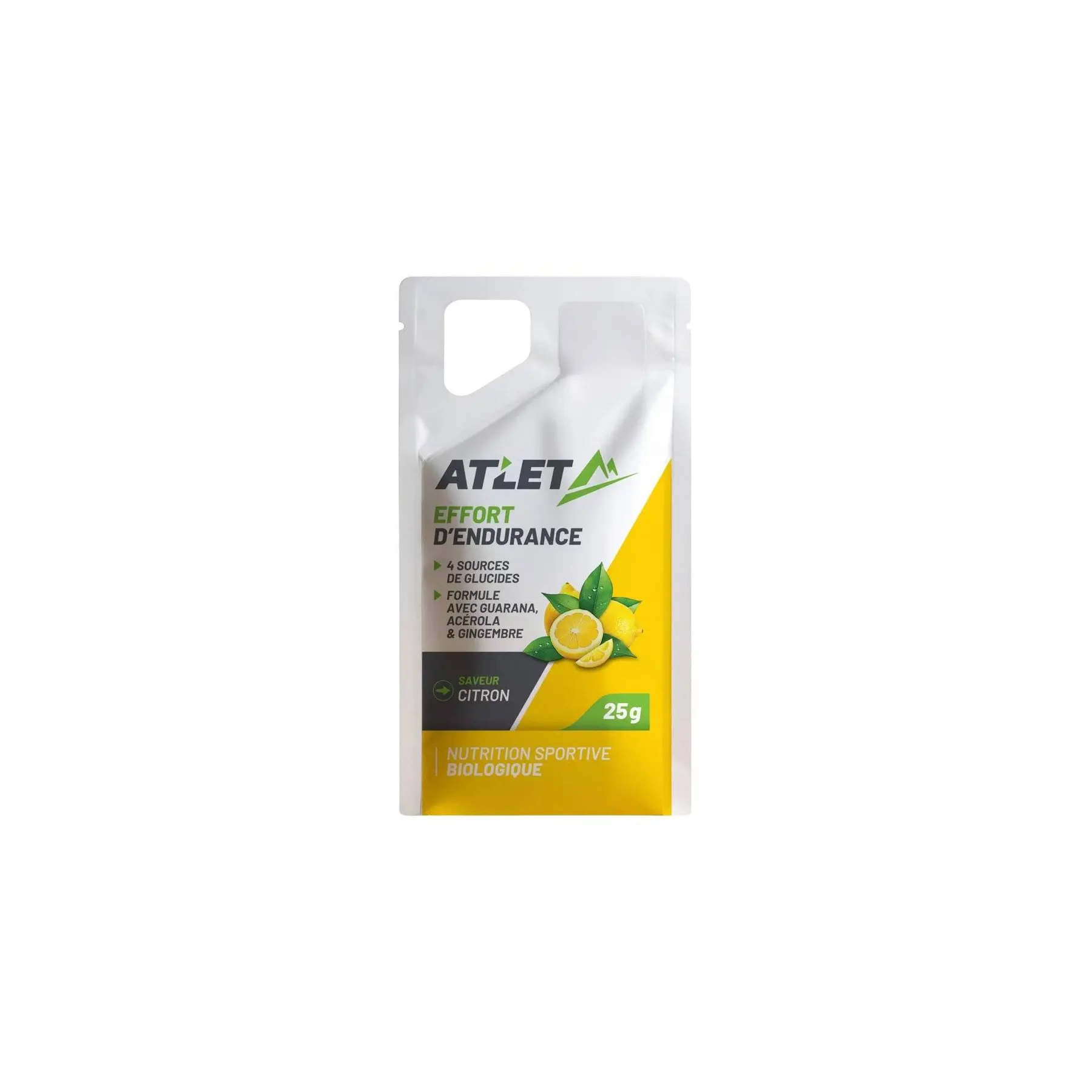 Gel énergétique Bio Citron ATLET Nutrition
