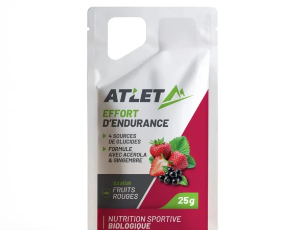 Gel énergétique Bio Fruits Rouges ATLET Nutrition