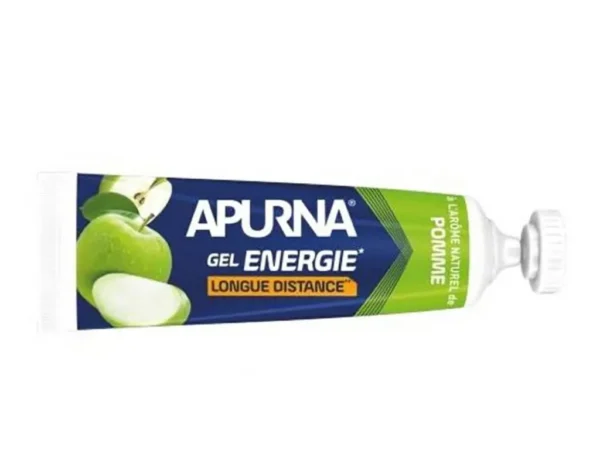 Gel énergétique longue distance pomme verte en tube unitaire +2h d'efforts Apurna