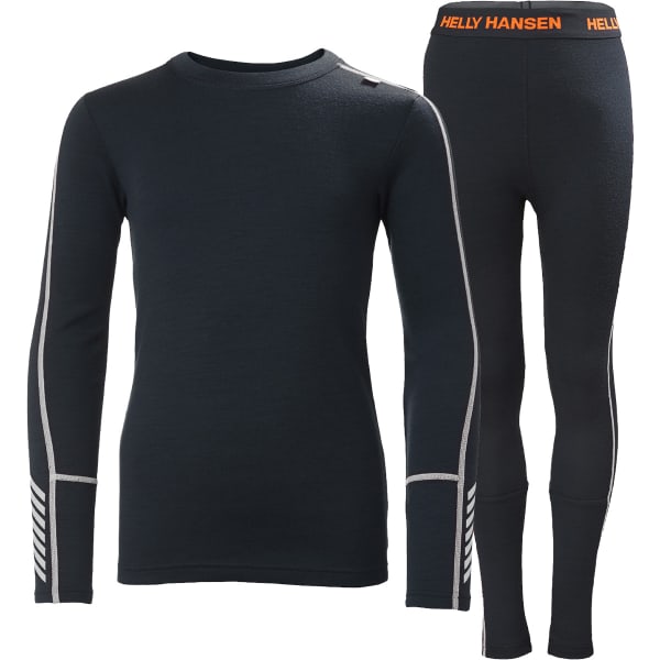 HELLY HANSEN JR LIFA MERINO MIDWEIGHT SET