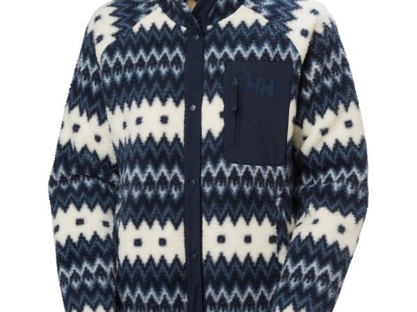 HELLY HANSEN W IMPERIAL PRINTED PILE SNAP