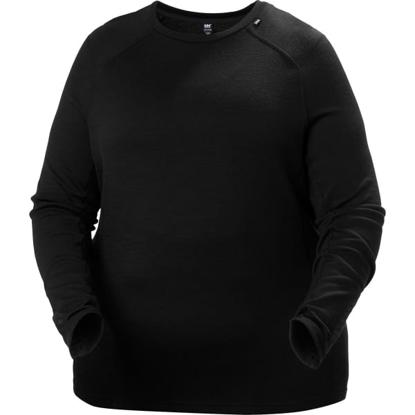 HELLY HANSEN W LIFA MERINO MIDWEIGHT CREW PLUS