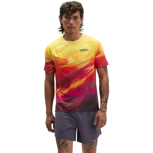 HOKA ONE ONE RACE DAY SHORT SLEEVE TR PRT