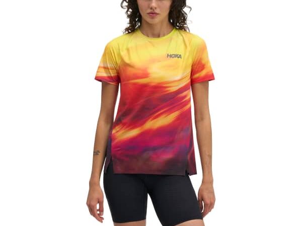 HOKA ONE ONE RACE DAY SHORT SLEEVE TR PRT W