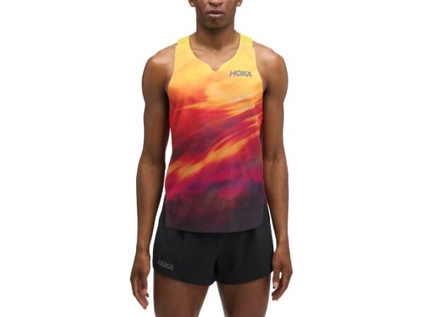 HOKA ONE ONE RACE DAY SINGLET TR PRT