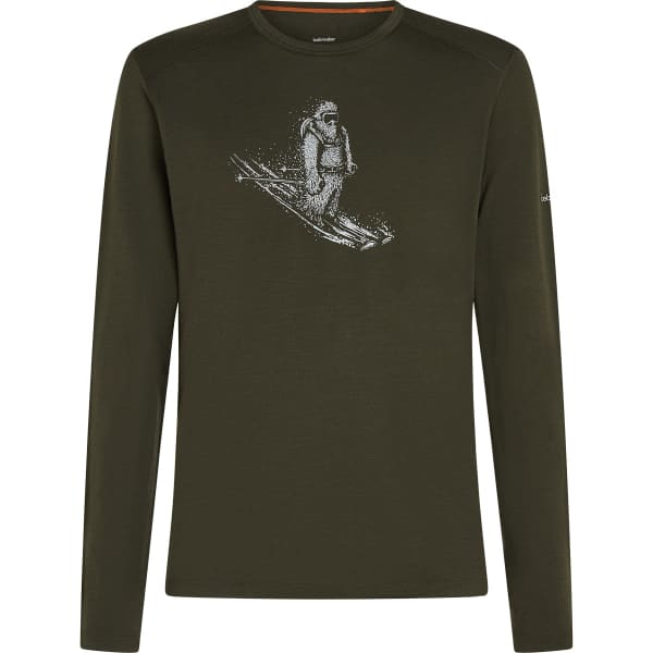 ICEBREAKER MERINO 200 OASIS LS CREWE SKIING YETI
