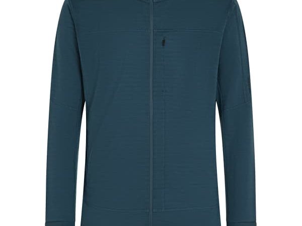 ICEBREAKER MERINO BLEND 300 REALFLEECE DESCENDER LS ZIP HOODIE