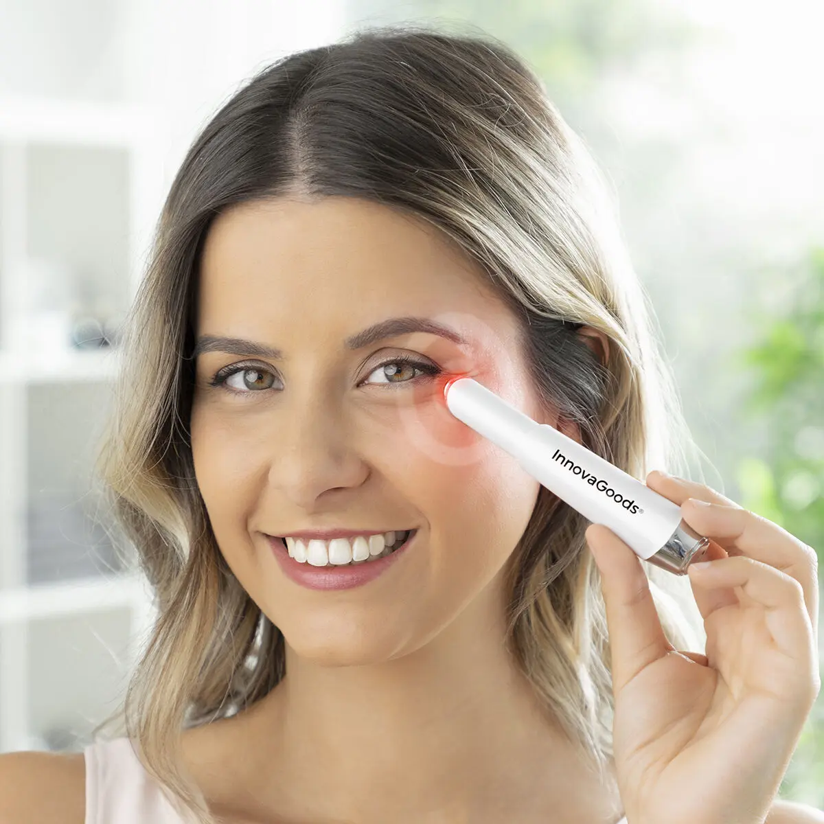 Appareil de massage oculaire anti-âge avec photothérapie, thermothérapie et vibrothérapie InnovaGoods Therey