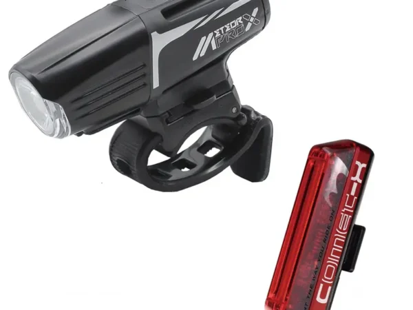 Jeu d'éclairage vélo avant arrière Moon Meteor-X Auto Pro Comet-X