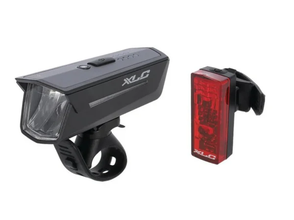 Jeu d'éclairage vélo LED XLC CL-S25 Proxima Pro USB