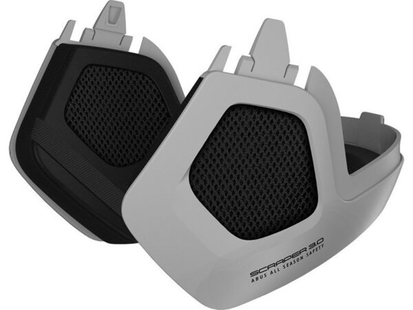 Kit hiver pour casque Abus Scraper 3.0 - Polar Matt (blanc cassé)