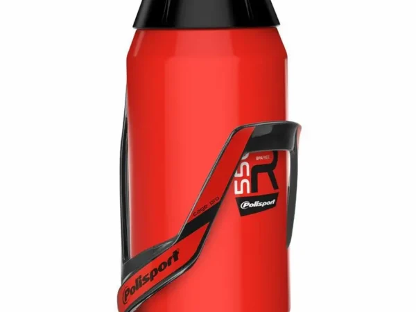 Kit porte bidon Pro + gourde Polisport R550