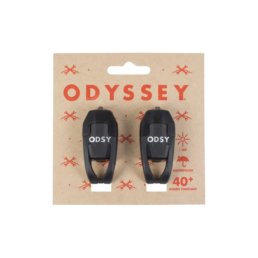 Lot de 2 kits lumières avant arriére Odyssey Bike Lights