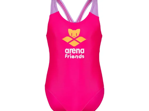 Maillot de bain 1 pièce bébé fille Arena Logo Cats