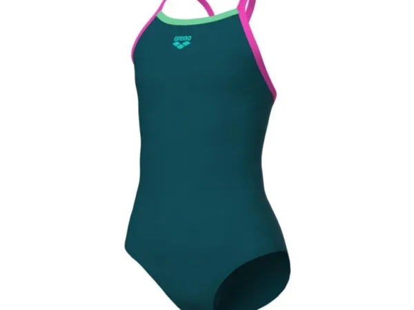 Maillot de bain 1 pièce fille Arena Solid Light Drop
