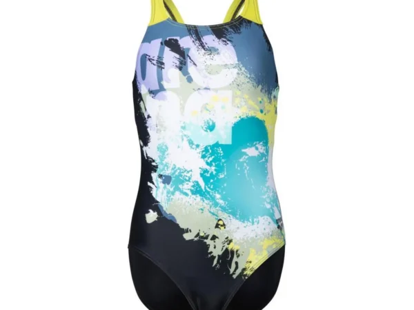 Maillot de bain 1 pièce fille Arena Waves Breaking V B