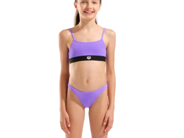 Maillot de bain 2 pièces bande élastique fille Arena