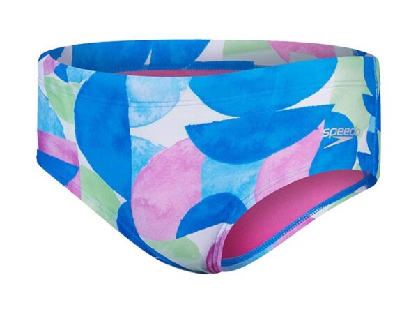 Maillot De Bain Eco+ 13.5 Cm All Over Print Brief - Homme
