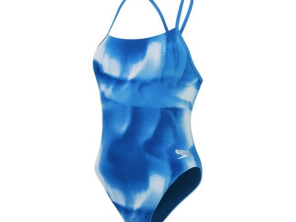 Maillot De Bain Eco+ Allover Digital Tie Back - Femme