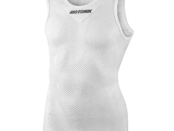 Maillot de corps été sans manches maille aéré absorbe la transpiration, traite anti-bacterien P2R Biotonik