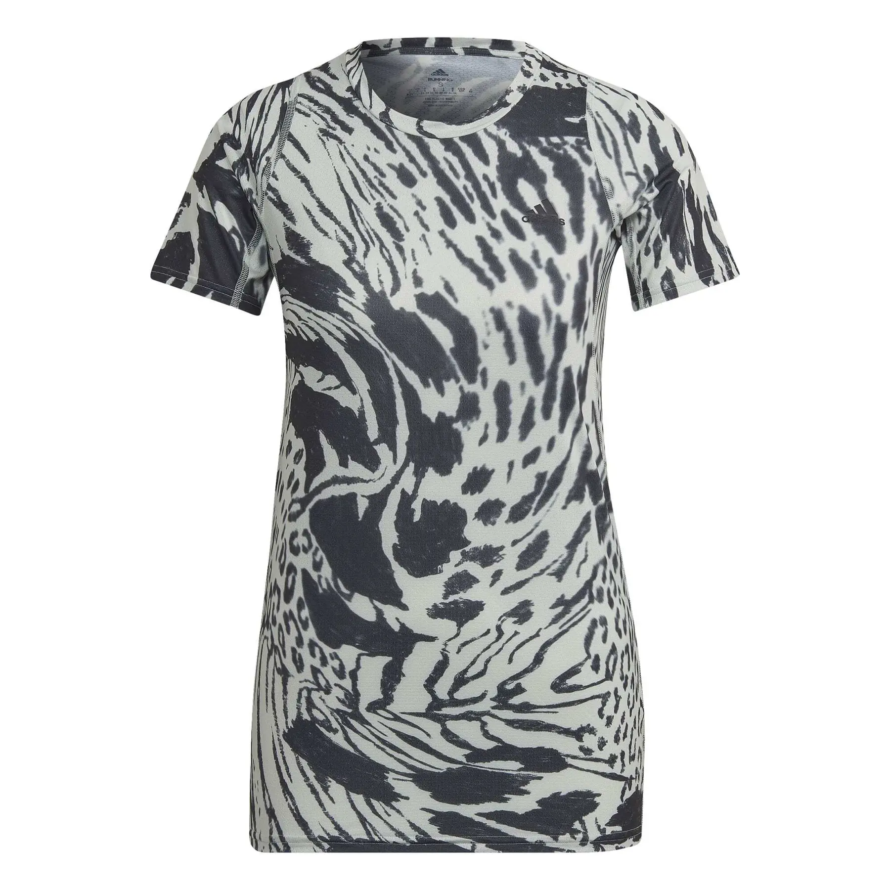 Maillot de course rapide à imprimé partout femme adidas