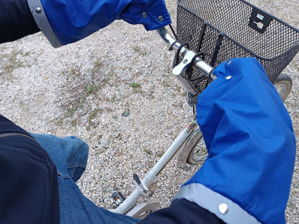 Manchons réfléchissants Suzon & Suzette Suzon pour guidon recourbé - Bleu électrique