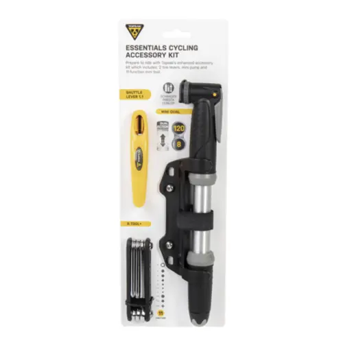 Mini pompe à main Topeak Essentials Cycling Accessory Kit