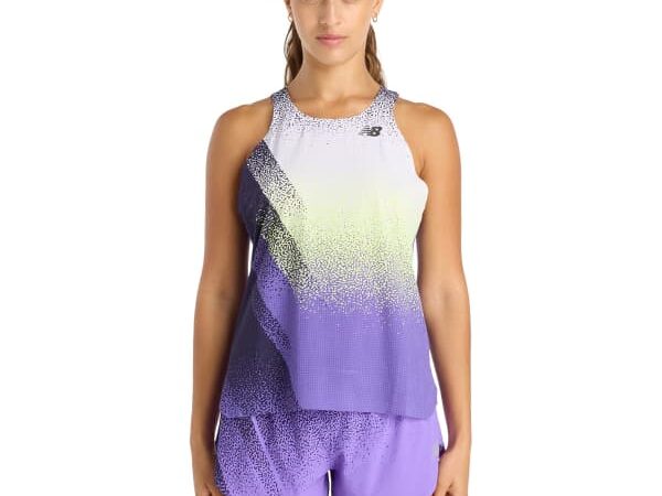NEW BALANCE RACE DAY ULTRA LIGHT PRINTED SINGLET W