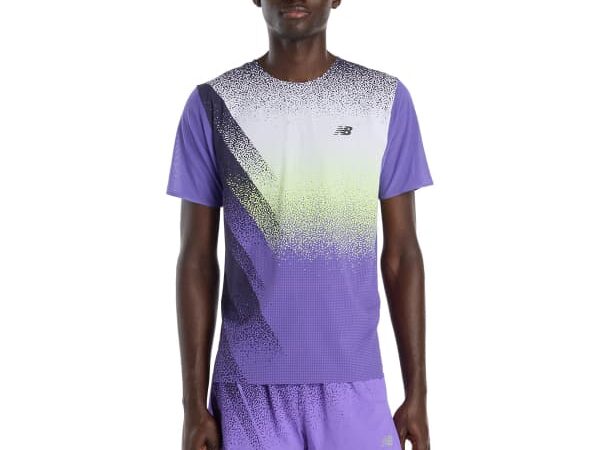 NEW BALANCE RACE DAY ULTRA LIGHT PRINTED T-SHIRT