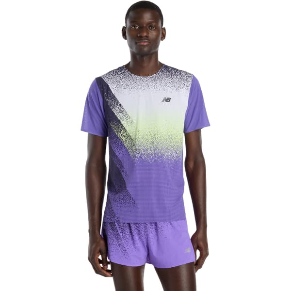 NEW BALANCE RACE DAY ULTRA LIGHT PRINTED T-SHIRT