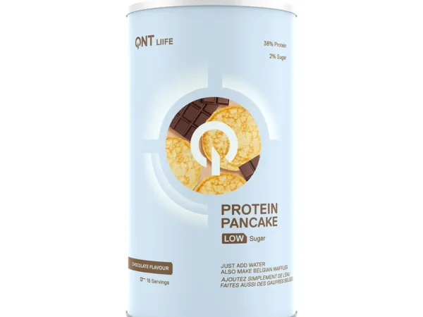 Nutrition protéinée allégée en sucre Chocolat belge QNT Protein Pancake