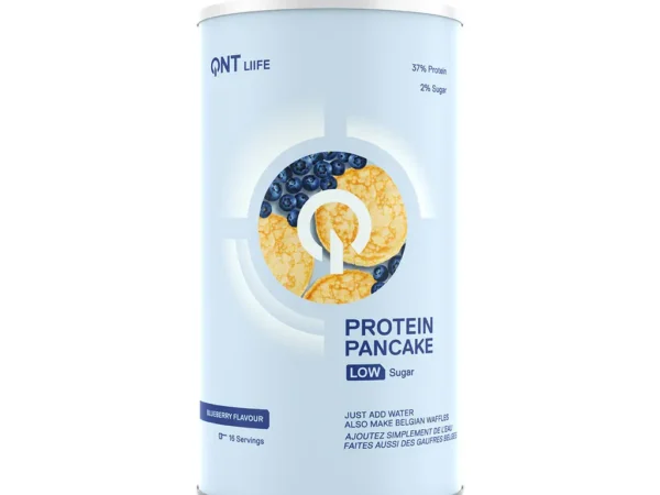 Nutrition protéinée allégée en sucre Myrtille QNT Protein Pancake
