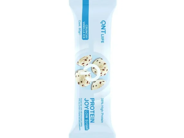Nutrition protéinée au caramel QNT Protein Joy 36% Low Sugar Crunchy Vanilla Ice