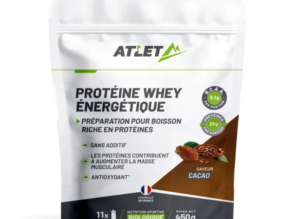 Nutrition protéinée BIO Cacao ATLET Nutrition