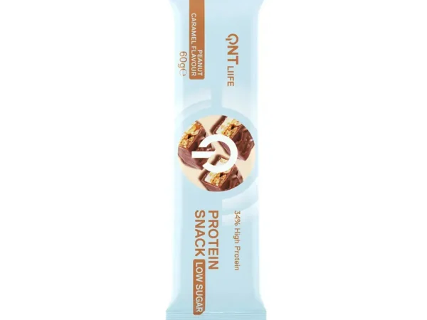Nutrition protéinée Cacahuète Caramel QNT Protein Snack Low Sugar