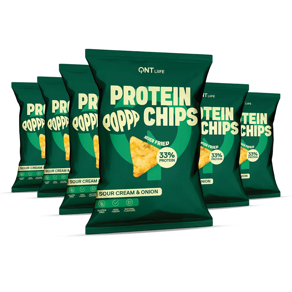 Nutrition protéinée chips QNT Cream & Onion