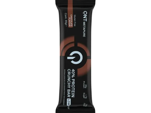 Nutrition protéinée Chocolat QNT Metapure 40% Protein Crunchy Bar Low Sugar