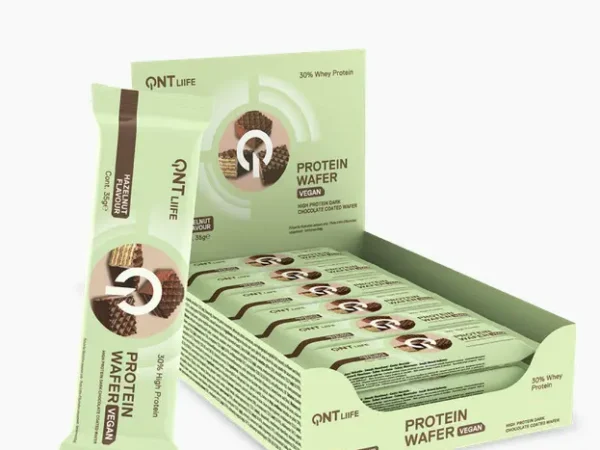 Nutrition protéinée Noisette QNT Vegan Wafer Bar