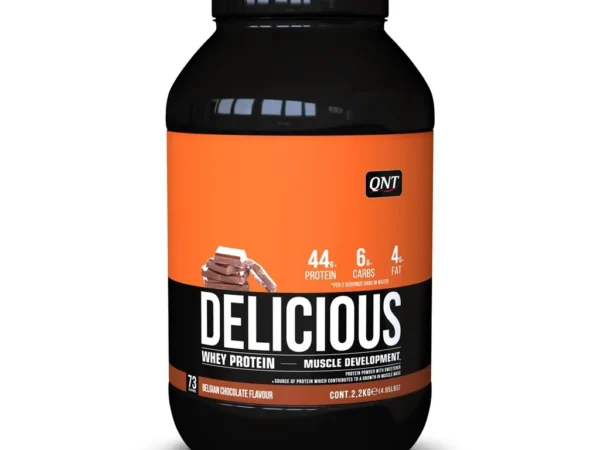 Nutrition protéinée poudre de protéines de lactosérum chocolat QNT Delicious Whey