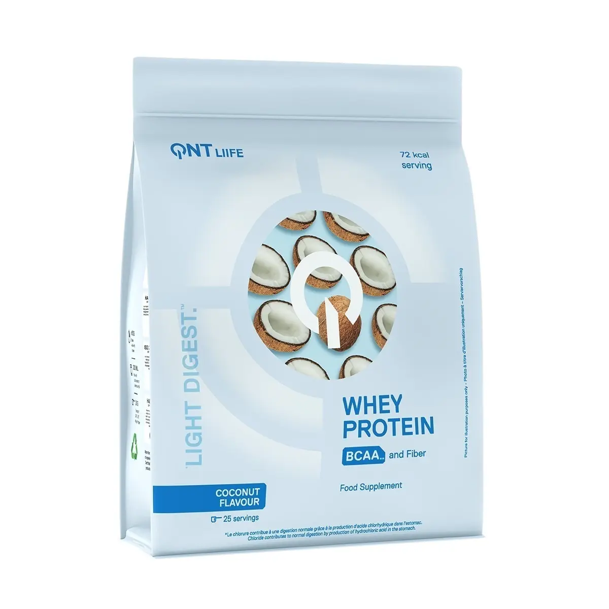 Nutrition protéinée QNT Light Digest Whey Protein - Coconut
