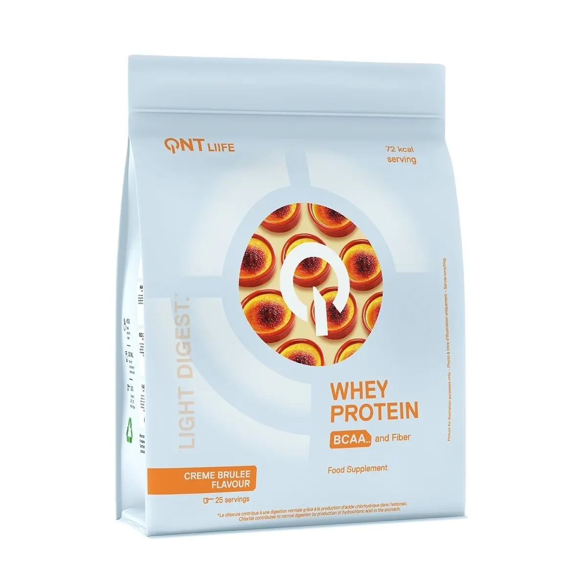 Nutrition protéinée QNT Light Digest Whey Protein - Crème brûlée