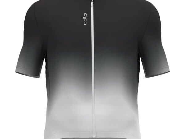 ODLO ZEROWEIGHT CHILL-TEC PRINT S/U COLLAR S/S FULL ZIP